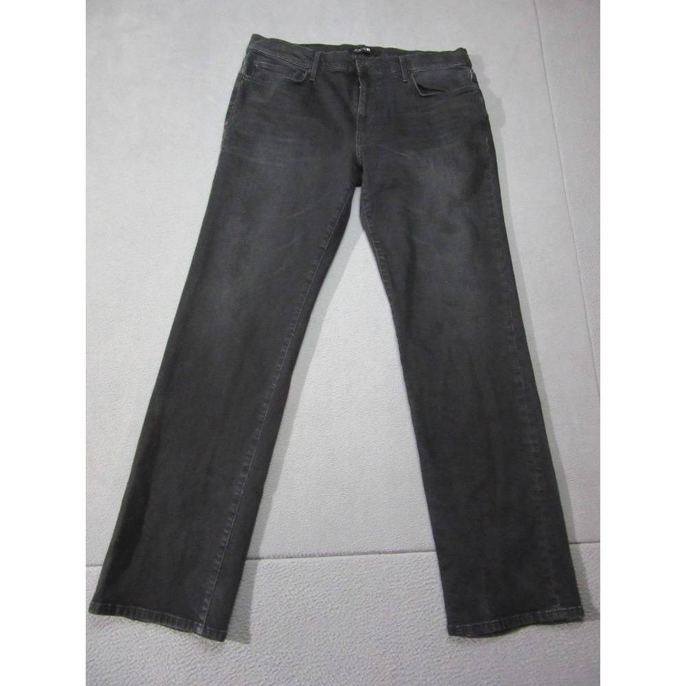 Joe's Jeans Mens 36 Black Denim Stretch The Classic Straight Leg Casual Mid Rise